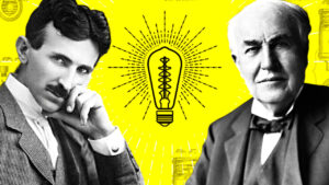 Leia mais sobre o artigo Tesla vs. Edison — Guerra das Correntes – Gênio técnico vs. gênio do marketing