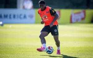 Leia mais sobre o artigo Endrick Faz Golaço no Treino, Choca Casemiro e o Brasil Todo Pergunta: Por Que Ele Ainda Não É Titular?