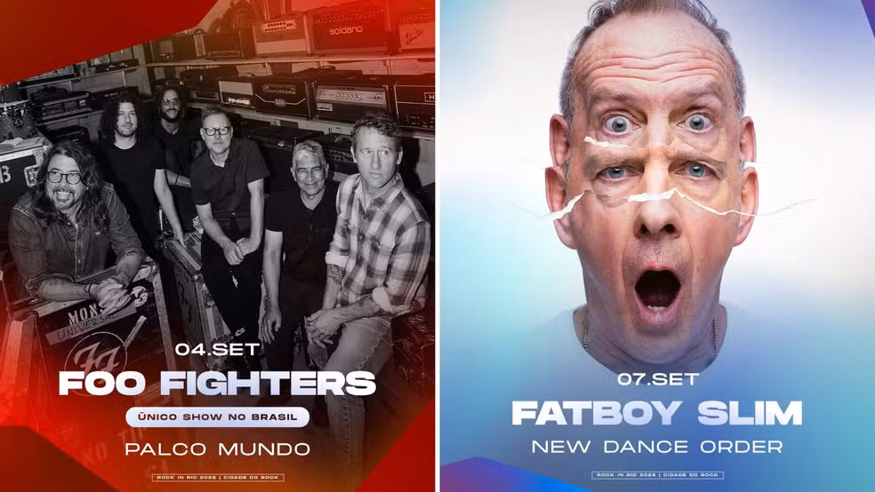 Leia mais sobre o artigo Rock in Rio 2026 escala Foo Fighters e Sepultura ao lado de artistas que nem tinham nascido em seus primeiros álbuns: a lição sobre curadoria de nostalgia e novidade lado a lado